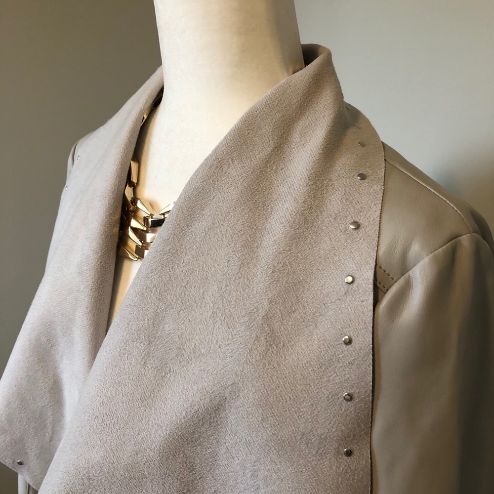 Faux leather jacket